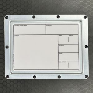 178 x 127mm Plain Road Case Label with 3M Backing