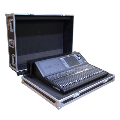 Yamaha QL5 Mixer Case, CNC Foam Insert In ES RC-MX-W100 Case with dogbox