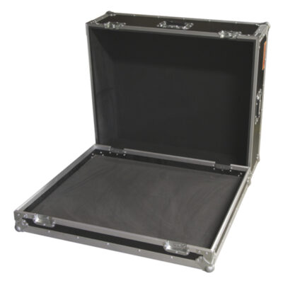 Mixer Case with Recessed Castors; Internal Width 900mm; excluding Foam Fit-out - Black