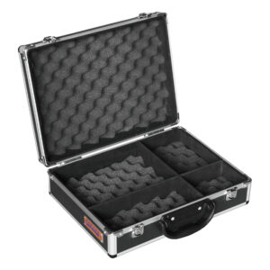 Light Duty Briefcase 395mmL x 305mmD x 115mmH with Slide-in Dividers - Black