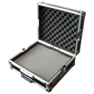 Heavy Duty Briefcase 400mmL x 350mmD 165mmH with Easy-Cut Foam Inserts - Black