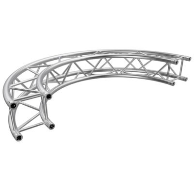 F34 Square 0.5mR (1.0mØ) 180° Radial Truss (2 parts to a Circle)