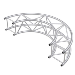 F44P Square 1.0mR (2.0mØ) 90° Radial Truss (4 parts to a Circle)