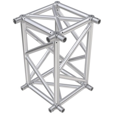 F104 Rectangular Truss Cube Junction with Socket Connectors on 2 Faces