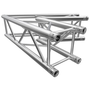F34 Square Truss 2 Way 60° Corner with Spigots, Pins & R-Clips