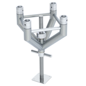 F34 Truss Spindle Junction for Column Base including Spigots, Pins & R-Clips