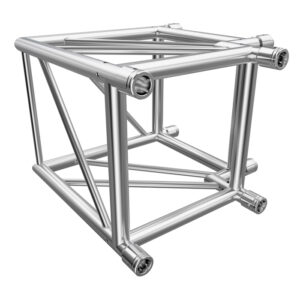 F54 Square Truss 2 Way 90° Corner with Spigots, Pins & R-Clips