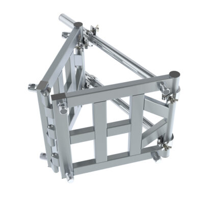 F54 Square Truss Variable Hinged Junction with Half-Spgots, Pins & R-Clips