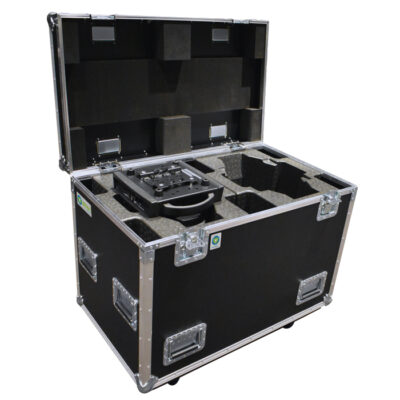 Dual ClayPaky Sharpy Plus Ovation Road Case - Black