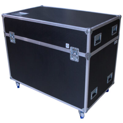 20 Unit 850mm U-Drop Ovation Road Case with Removable Tray for 10 Unit 850mm U-Top