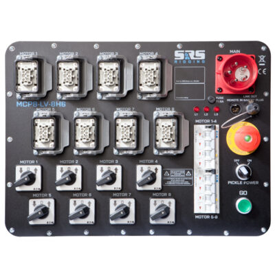 8 Channel Low Voltage Portable Chain Hoist Controller in Hard Case