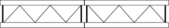 Figure 1 - Orientation of Diagonal Bracing in Truss
