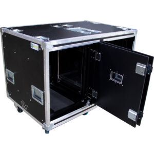 Dual 14RU Anti-Vibration Ovation Rack Mount Case With Slide-Away Doors ...