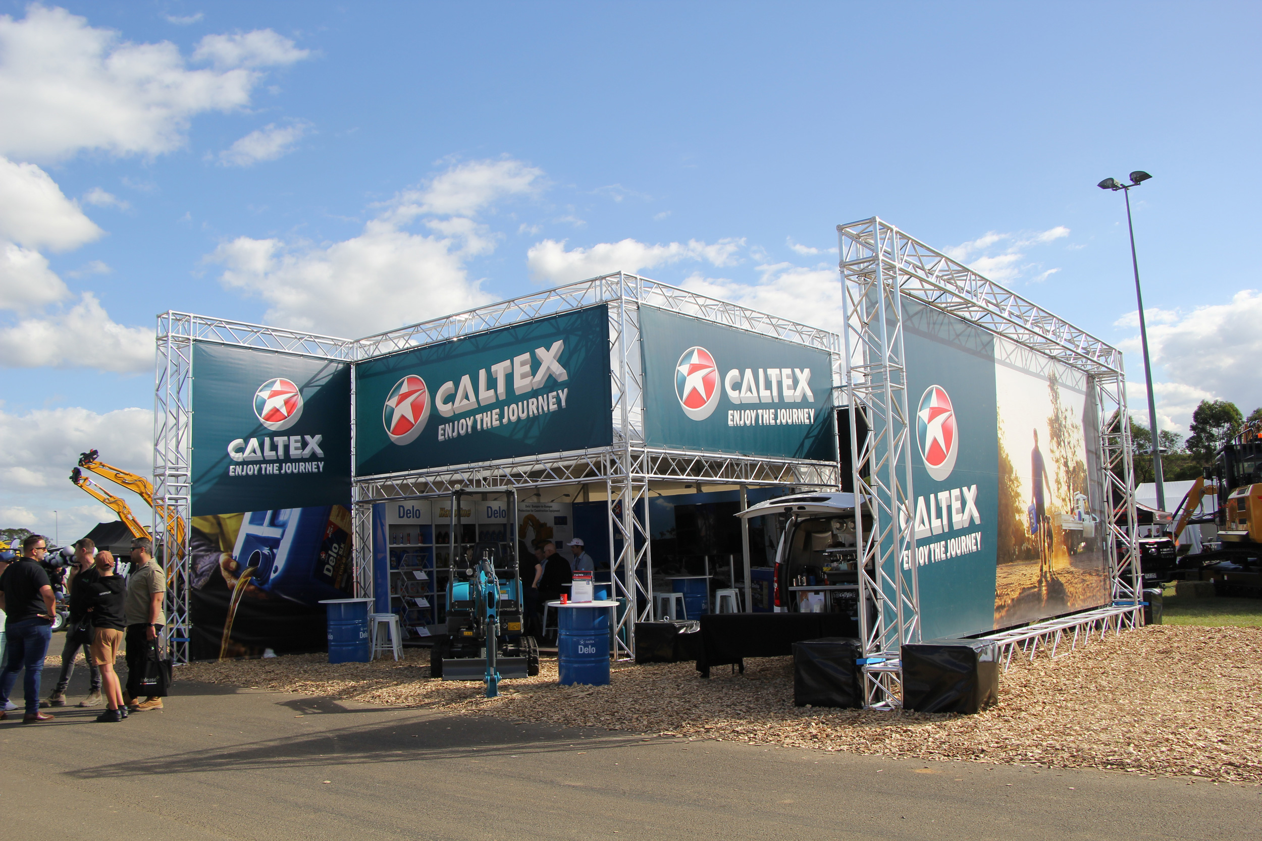 Featured image for “Caltex Stands Tall at Diesel Dirt and Turf Expo 2023 with F44P Global Truss”