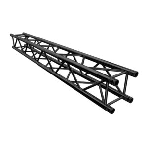 F34 Square 2.5m Linear Truss with Spigots, Pins & R-Clips - Black