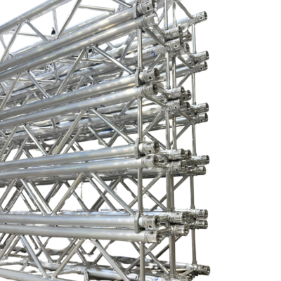 Snap Stack Silver stacks truss and protect truss against scratches and dents. It can be removable or permanently installed