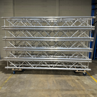 Snap Stack Silver stacks truss and protect truss against scratches and dents. It can be removable or permanently installGSnap Stack Silver stacks truss and protect truss against scratches and dents. It can be removable or permanently installed