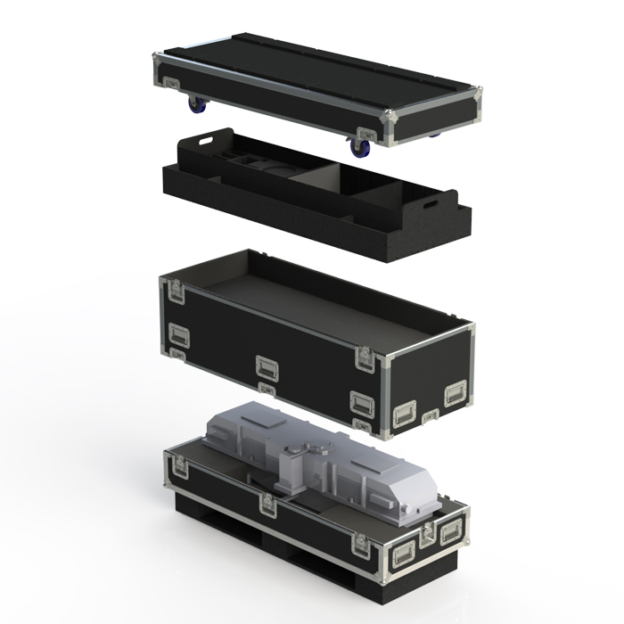 Dobson’s Ozone Spectrophotometer Multi-Piece Road Case