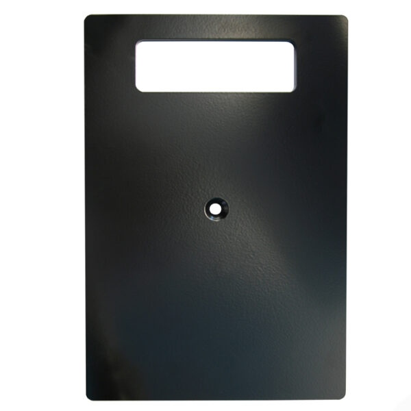 300mm x 200mm x 6mm Steel Base Plate - Black