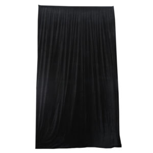 3.15mW x 6.0mD Velvet Drape with Top Pocket