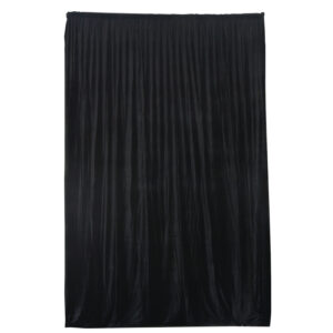 3.75mW x 6.0mD Velvet Drape with Top Pocket
