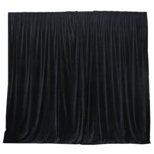 6.25mW x 6.0mD Velvet Drape with Top Pocket