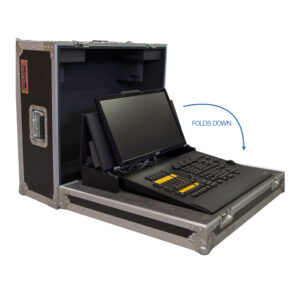 GrandMA onPC Wing Case with Special CNC Foam Fit-out and Screen Mount - Black