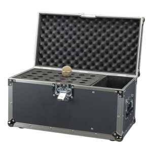 Upright Style 24 Microphone Carry Case - Black