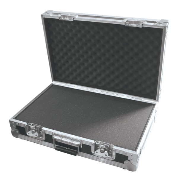 Heavy Duty Briefcase Ext. Dim. = 595mmL x 405mmD(incl. Feet & Handle) x 170mmH(incl. Feet) with Easy-Cut Foam Inserts - Black