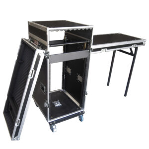 16RU Combo Case with Side Wings;12RU Top