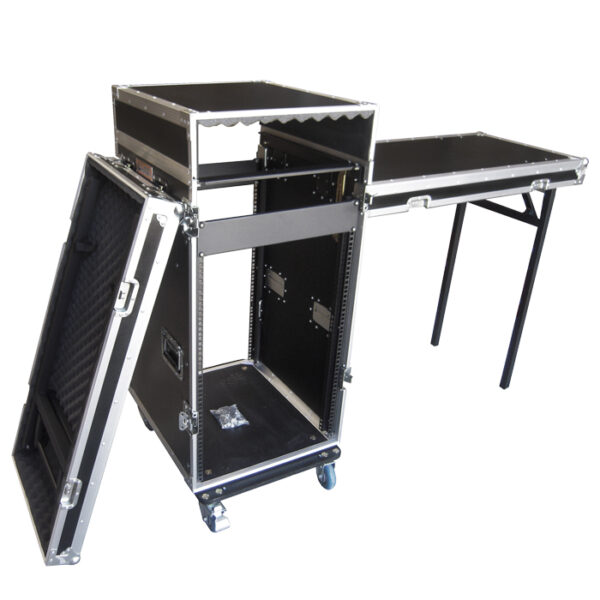 16RU Combo Case with Side Wings;12RU Top