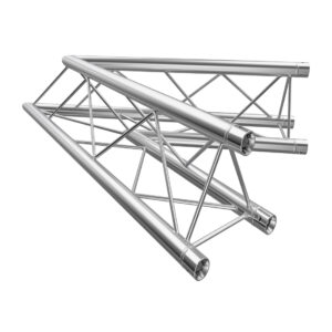 F23 Tri Truss 2 Way 45° Horizontal Corner (Apex Up/Down) with Spigots