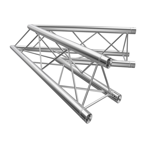 F23 Tri Truss 2 Way 45° Horizontal Corner (Apex Up/Down) with Spigots