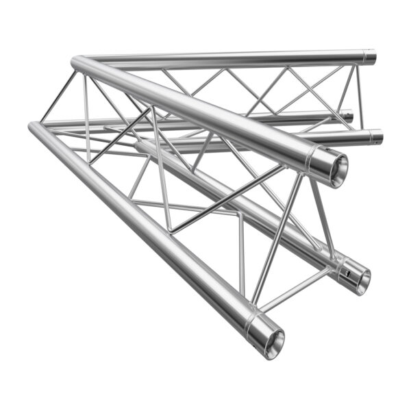 F23 Tri Truss 2 Way 45° Horizontal Corner (Apex Up/Down) with Spigots