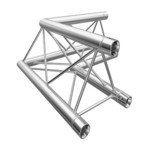 F23 Tri Truss 2 Way 45° Horizontal Corner (Apex Up/Down) with Spigots