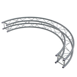 F24 Square Truss 2 Way 90° Corner with Spigots