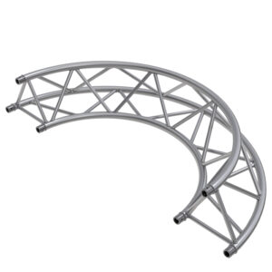 F43P Tri Truss 2 Way 60° Horizontal Truss Corner (Apex Up/Down) with Spigots