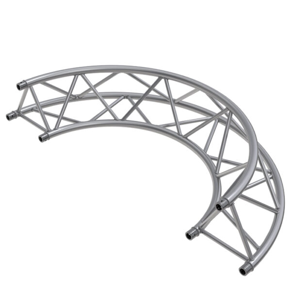 F43P Tri Truss 2 Way 60° Horizontal Truss Corner (Apex Up/Down) with Spigots
