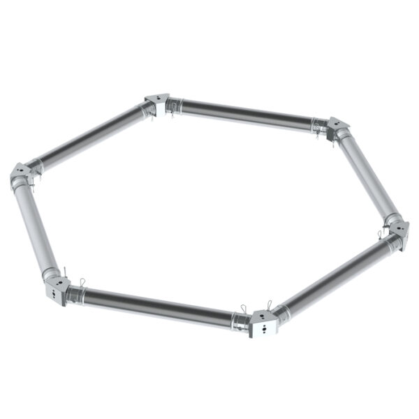 F01-44 (50mmØ) 135° 4 Way Joiner