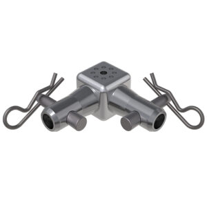 F14 (20mmØ) 6 Way Connection Dice with 2 Half-Spigots