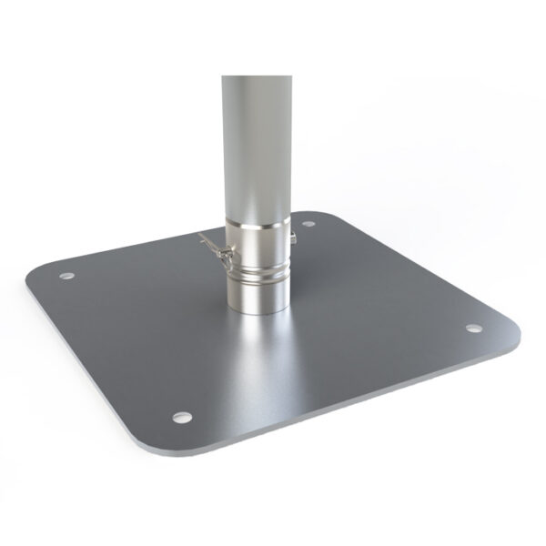 F32-44 Truss Stabilising Aluminium Base Plate Half-Spigot Connector - Image 3