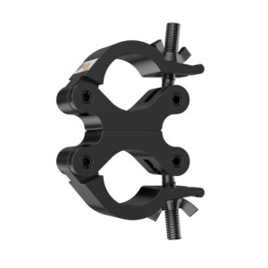 50mmØ Medium Duty (200kg) Slimline Swivel Coupler - Black