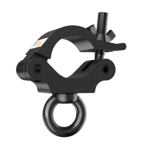 50mmØ 200kg Eye Bolt Half-Coupler - Black