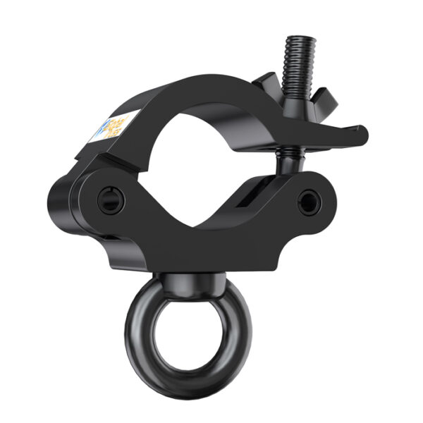 50mmØ 200kg Eye Bolt Half-Coupler - Black