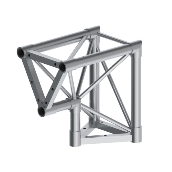 A33 Tri-Truss 90° Vertical Corner (Apex Inside) (including bolts & spigots sets)