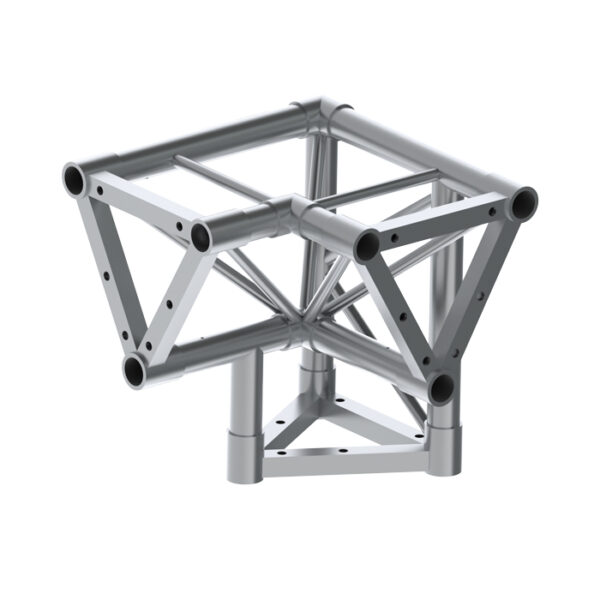 A33 Tri-Truss 3 Way 90° Horizontal Corner to Vertical Junction (Right) (including bolts & spigots sets)