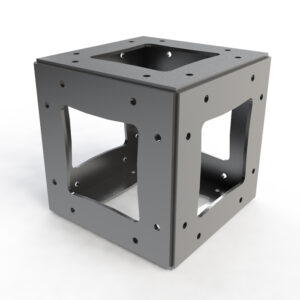 A34 Square Truss Cube Junction with Bolt & Nut Sets for 2 Faces