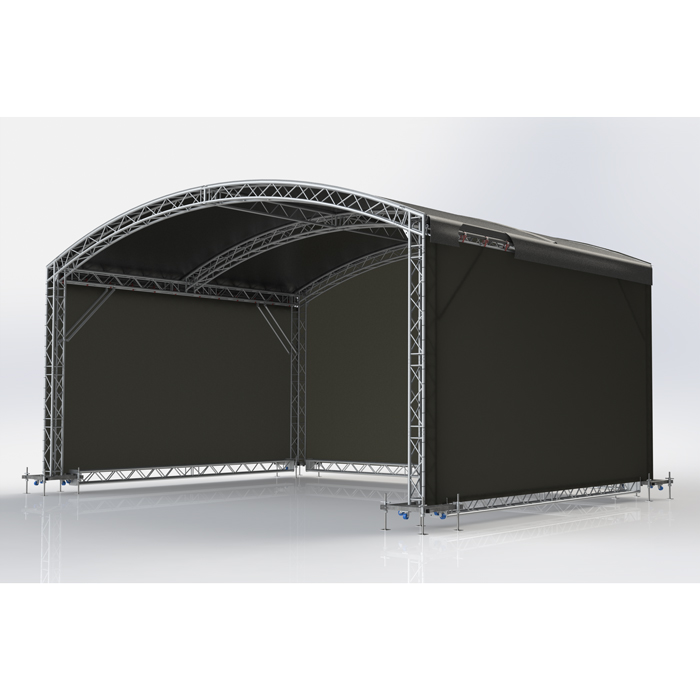 F34P 8.5m x 6.5m Arc Roof