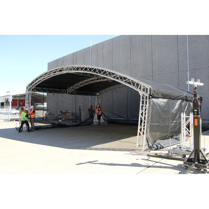 F34P 8.5m x 6.5m Arc Roof