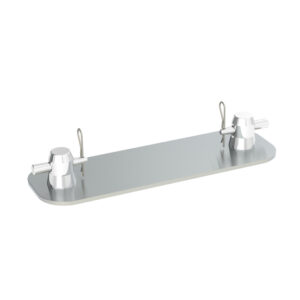 F32 Truss 310mm x 70mm x 5mm Rectangular Aluminium Base Plate with Half-Spigots